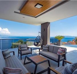 3 bedroom villa with infinity pool in Opatija, sleeps 6